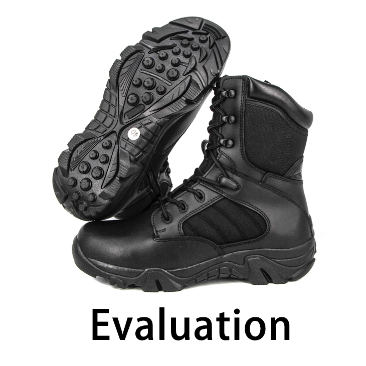 Évaluation des bottes militaires à tube high de milforce