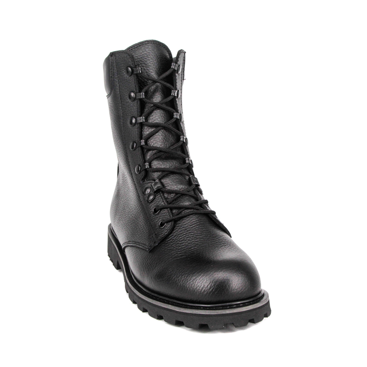 Malaysia Jungle Top Grain Le cuir en cuir bottes militaires 62103