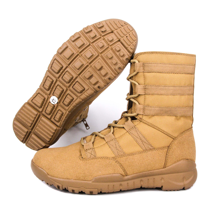 Turquie Bottes de désert militaire Khaki Khaki Nylon 7289