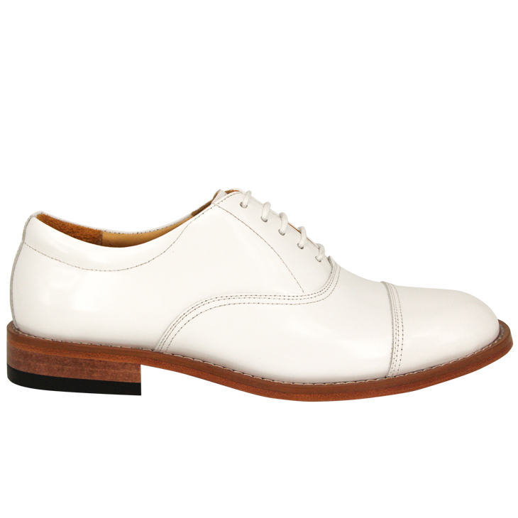 Chaussures de bureau militaire d'Oxford White 1204