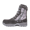 Bottes tactiques de combat de soldats en daim gris 4209