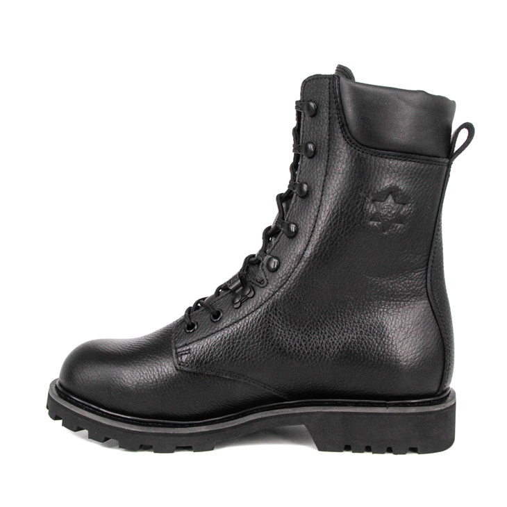 Malaysia Jungle Top Grain Le cuir en cuir bottes militaires 62103