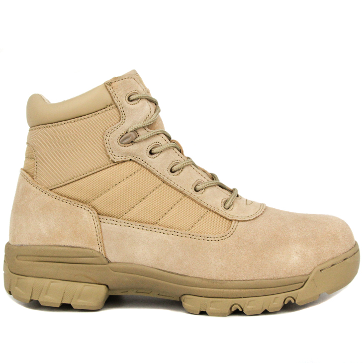 Bottes de désert militaire américain tactique jaune 7110