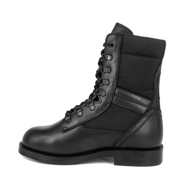 Sole en caoutchouc noir masculin UK Bottes tactiques 4208