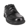 Chaussures de bureau de gentleman noir et rouge 1289