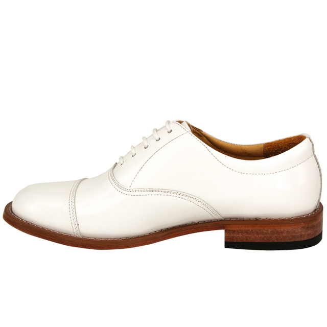 Chaussures de bureau militaire d'Oxford White 1204
