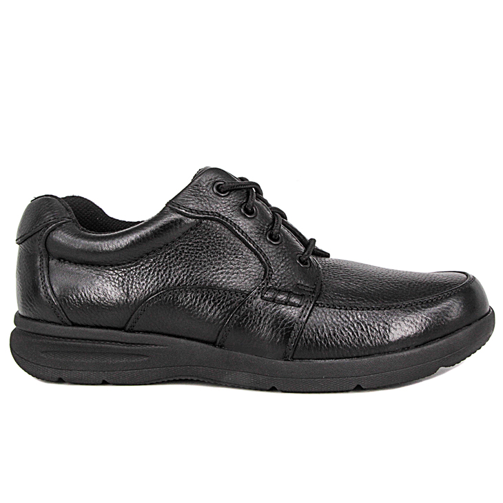 Chaussures de bureau de gentleman noir et rouge 1289