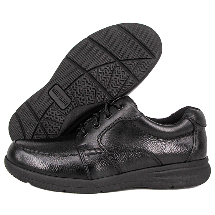 Chaussures de bureau de gentleman noir et rouge 1289