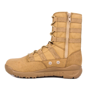 Turquie Bottes de désert militaire Khaki Khaki Nylon 7289