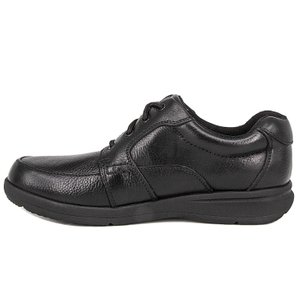 Chaussures de bureau de gentleman noir et rouge 1289