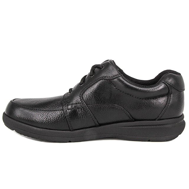 Chaussures de bureau de gentleman noir et rouge 1289