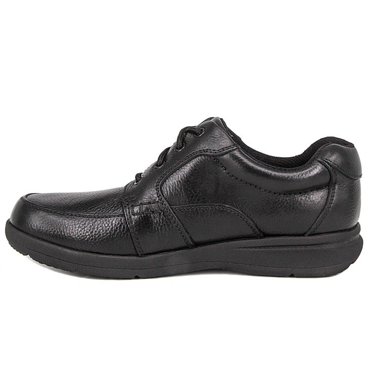 Chaussures de bureau de gentleman noir et rouge 1289
