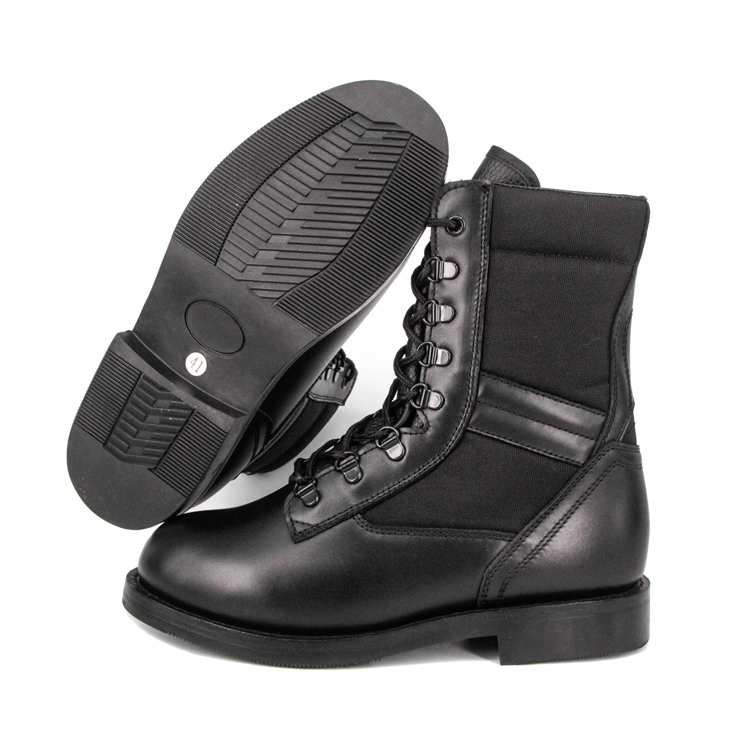 Sole en caoutchouc noir masculin UK Bottes tactiques 4208