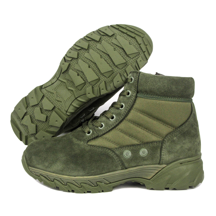Malaisie Bottes de désert militaire vert 7113