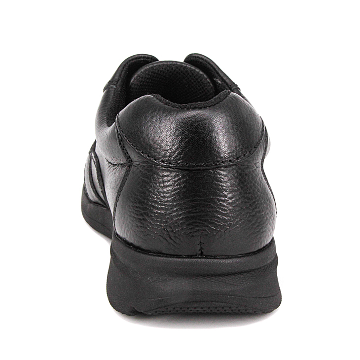 Chaussures de bureau de gentleman noir et rouge 1289